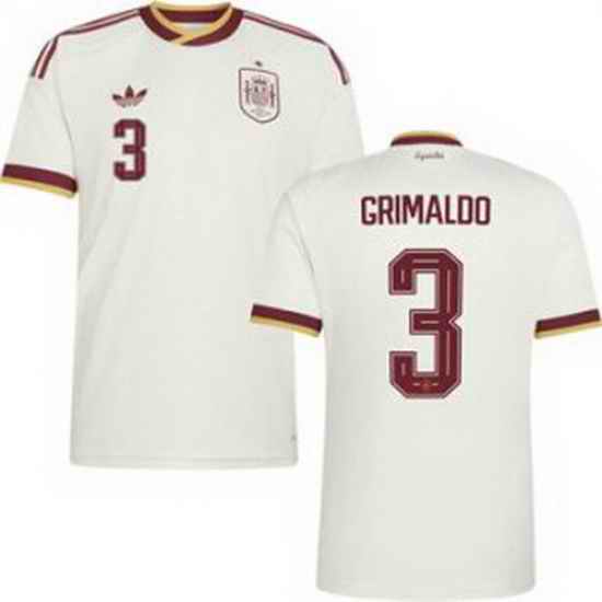 Women 3 Spain Alejandro Grimaldo World Cup 2026 Away Replica Jersey   2 (1)